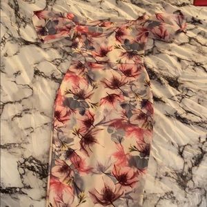 Off the shoulder dress